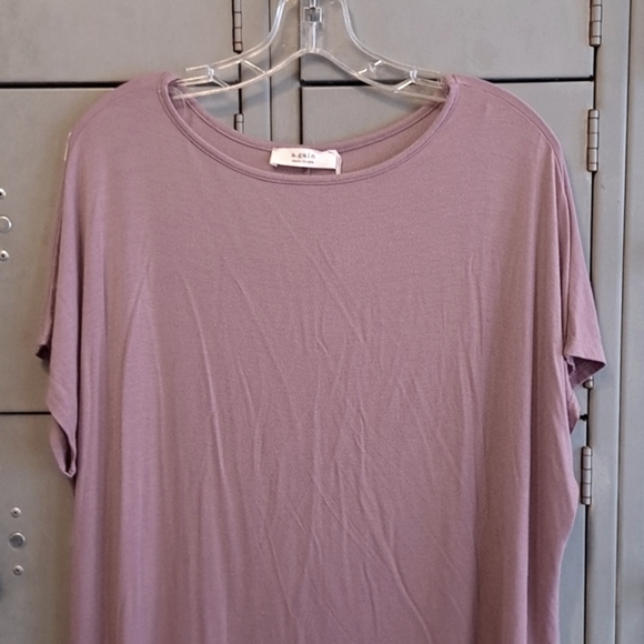 Cute mauve pullover top by a.gain - Picture 2 of 6